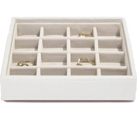 Stackers šperkovnice White Charm 16 bílá