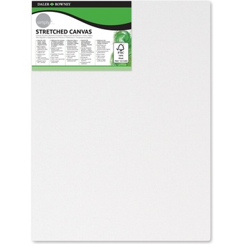 Image 1 of Daler Rowney Платно Simply Stretched Canvas Medium Grain Simply White 18 x 24 cm 1 бр (514081824)