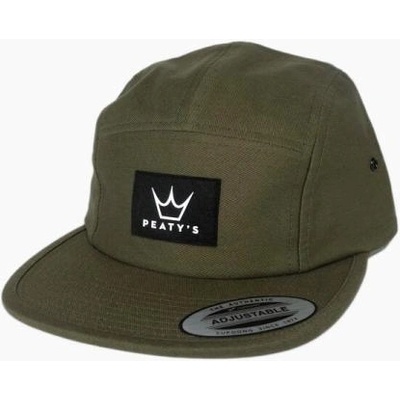 Peaty's Products Шапка Peaty's Pub Wear 5 Panel - Logo / маслиненозелена