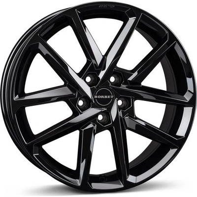 Borbet N 8x19 5x108 ET43 black gloss