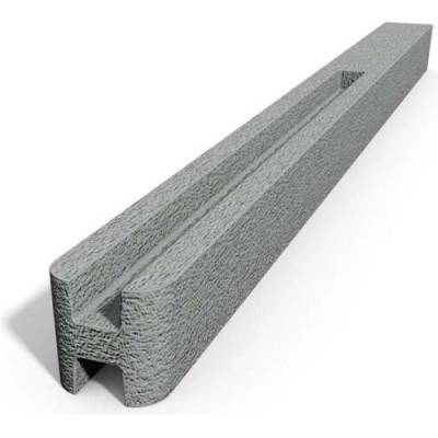 Betonový sloupek hladký průběžný přírodní Výška v mm:: 2000 mm