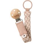 BIBS Paci Braid клипс за биберон Blush / Ivory