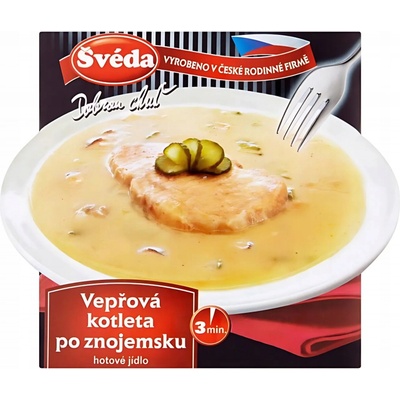 Švéda Vepřová kotleta po znojemsku 360 g