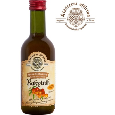 Kláštorná officína Bylinkový sirup rakytník 250 ml