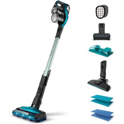 Philips | Vacuum cleaner | FC6904/01 | Cordless operating | Handstick | - W | 25.2 V | Operating radius m | Operating time (max) 75 min | Electric Blue/Black | Warranty 24 month(s) (FC6904/01)