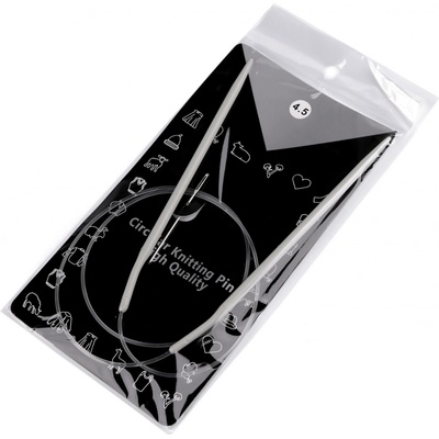 Kruhové jehlice č. 4,5; 5; 5,5; 6; 7; 8 Velikost: 4,5mm