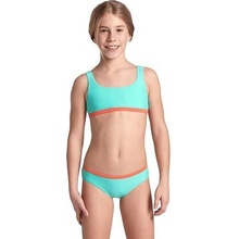 Arena Essentials Bralette Bikini Girls Water/Calypso Coral