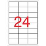 APLI Етикет, универсален, 64, 6x33, 8 mm, подвижен, APLI, 2400 етикета в опаковка 03056 (03056)