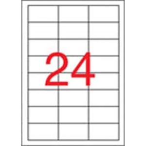 APLI Етикет, универсален, 64, 6x33, 8 mm, подвижен, APLI, 2400 етикета в опаковка 03056 (03056)