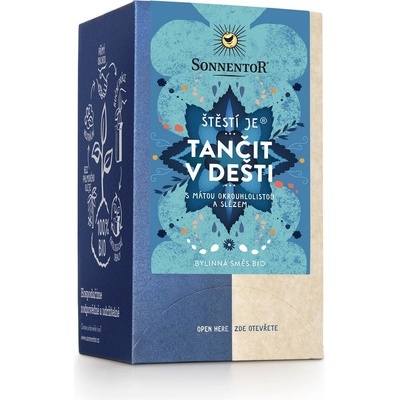 Sonnentor Šťastie je tancovať v daždi vreckový čaj 27 g