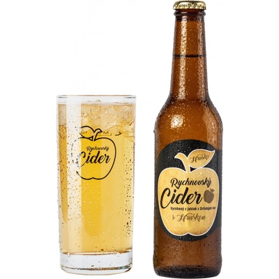 Rychnovský Cider s hruškou 12 x 330 ml (sklo)