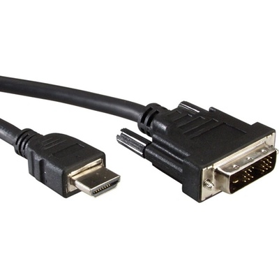 Roline Кабел Roline 11.99. 5553, DVI(м) към HDMI(м), 10m, черен (11.99.5553)