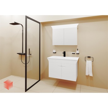 Image 1 of Visota Комплект PVC мебели за баня Линеа 80 - Висота (VisLinea80kom)