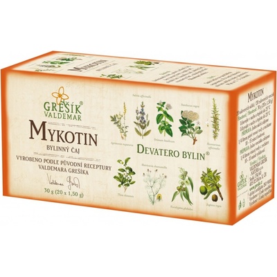 Grešík Mykotin čaj Devatero bylin 20 x 1,5 g