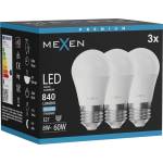 Mexen Nova 3x LED крушка E27, G45, 8W, Студена - 6500K, 840 lm - L101-E27-0865-01x03 (L101-E27-0865-01x03)