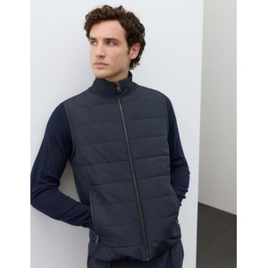 Marks & Spencer Хибридна жилетка с висок процент памук (крой Regular Fit) Marks & Spencer морско синя Marks & Spencer | Sin | МЪЖЕ | S REG