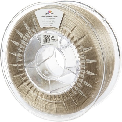 Spectrum 80273 3D филамент, PLA Glitter, 1, 75mm, 1000g, Златен (Clear gold) (80273)