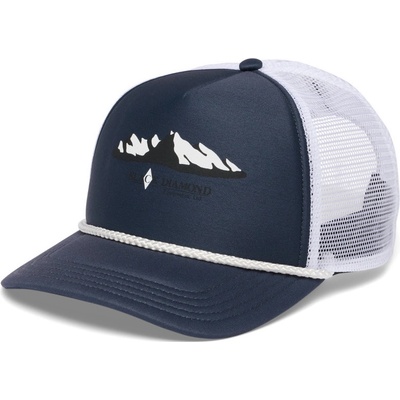 Black Diamond Flat Bill Trucker Hat modrá/bílá