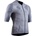 X-Bionic Мъжка фланелка с къс ръкав за колоездене X-Bionic Corefusion Ultimate Aero Jersey S/S Cycling jersey - Windmap / Seal Grey (056-3353-0113)