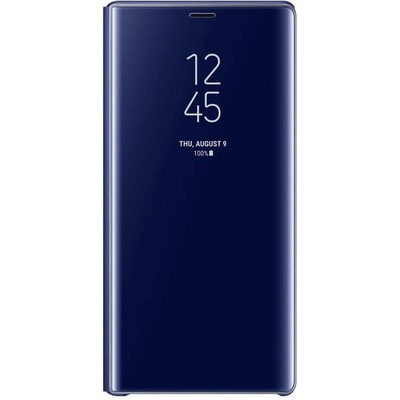 Samsung Clear View Stand Cover EF-ZN960CL - оригинален кейс с поставка, през който виждате информация от дисплея за Samsung Galaxy Note 9 (син)