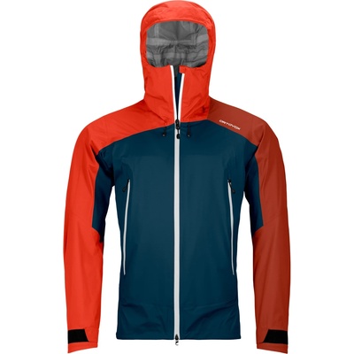 Ortovox Мъжко водоустойчиво яке Ortovox Westalpen 3L Light Jacket Waterproof jacket - Deep Ocean (002-1936-0711)
