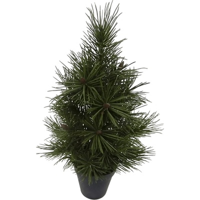 Umělá rostlina Borovice, 40 cm, zelená