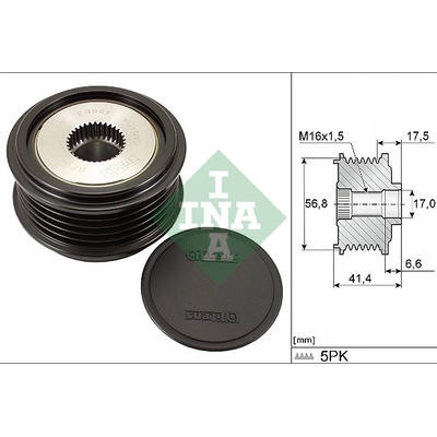 Voľnobeżka alternátora Schaeffler INA 535 0071 30