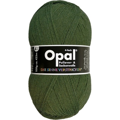 Opal 4-fach Uni olivově zelená ponožková příze 100 g 425 m