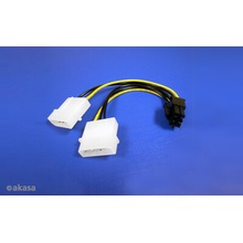 AKASA - 4-pin Molex na 6-pin ATX PCIex adaptér AK-CB4-6 Akasa
