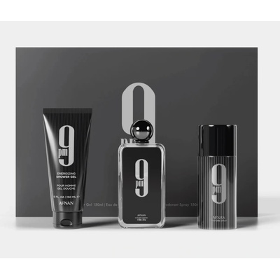 Afnan 9pm EDP 100 ml + sprchový gél 150 ml + deodorant 150 ml