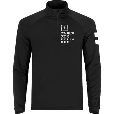 One More 631 Turtleneck with Half Zip Explorer čierna