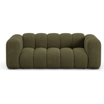 Micadoni Зелен шенилов диван 200 cm Lupine - Micadoni (MIC_2S_214_F1_LUPINE4)
