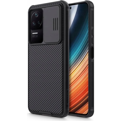 Nillkin Калъф с Плъзгач за Камера за Xiaomi Poco F4, Nillkin CamShield Case, Черен (6902048243552)