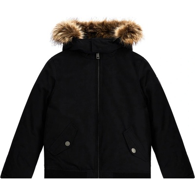 GUESS Зимно яке бомбър за момче в черно Guess