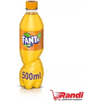 Image 1 of Fanta Газирана напитка Fanta портокал 500мл