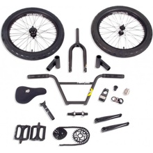 Stolen/Fiction Cassette V8 BMX Build Kit Matte Black Left hand drive