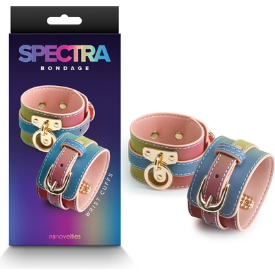 Многоцветни маншети за китки - Spectra Bondage Wrist Cuff (NSTOYS1053)
