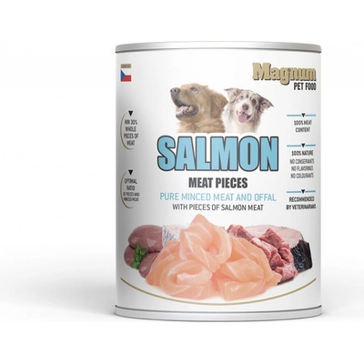 MAGNUM Meat Pieces SALMON dog 800 g