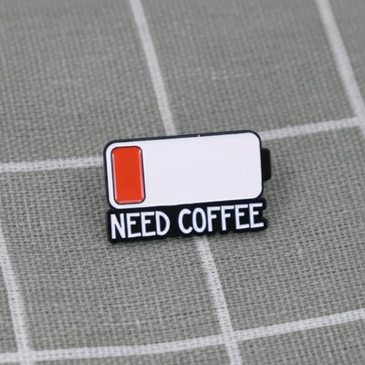 Pinarna Nízký stav baterie Need coffee / Potřebuji kávu – Zbozi.Blesk.cz