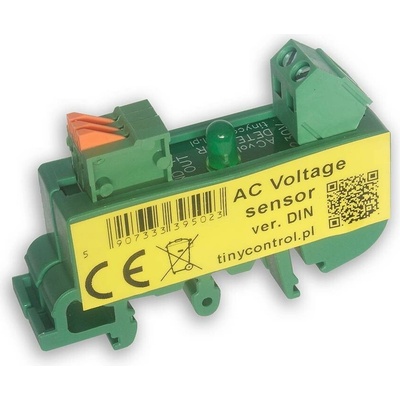 Tinycontrol - senzor přítomnosti síťového napětí 230 V AC - na DIN lištu