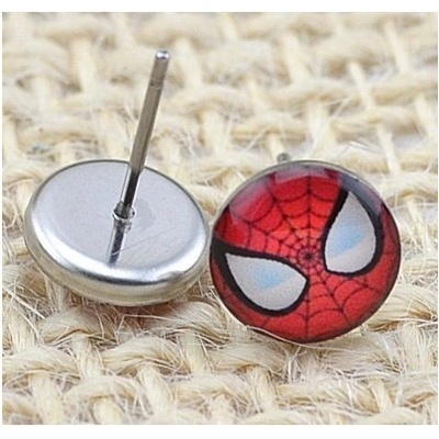 Prosperk náušnice pecky Spiderman S0715