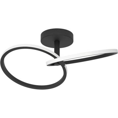 902144 - LED плафон CONGIUNTI LED/12W/230V 2700/4000/6500K черен (EG902144)