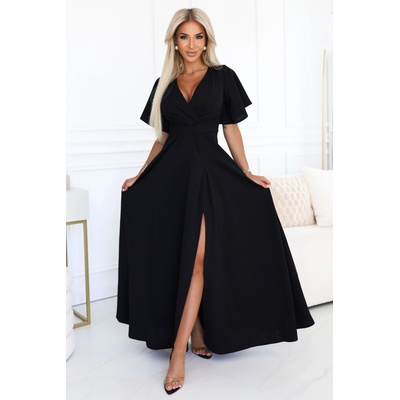 Numoco Дълга рокля JENNIFER с цепка - черна numoco | Cheren | ЖЕНИ | S