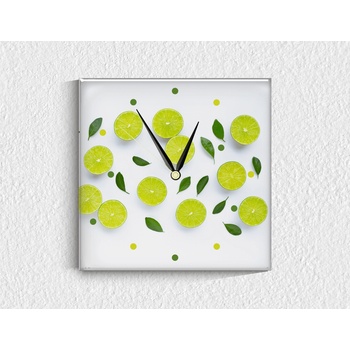 Image 1 of Стъклен стенен часовник 044