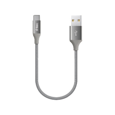 Ttec Кабел ttec AlumiCable Type C Charge / Data Cable 2.0 , 30 - Сив