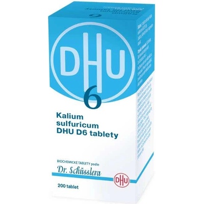 Schüsslerovej soli Kalium sulfuricum DHU D6 200 tabliet
