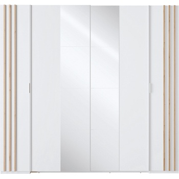 Гардероб, 2d, бял/дъб артизан, florens