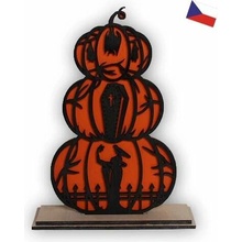 JH WoodArt Halloweenová dekorace drákula 18 cm