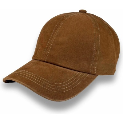 KRUMLOVANKA z seprané bavlny Baseball Cap Washed Cotton přírodní varianty P-12963 khaki