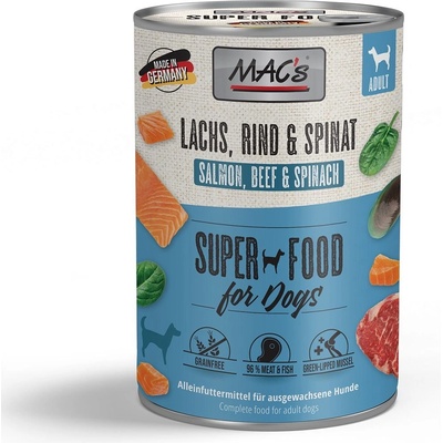 MAC's Dog losos a špenát 12 x 400 g